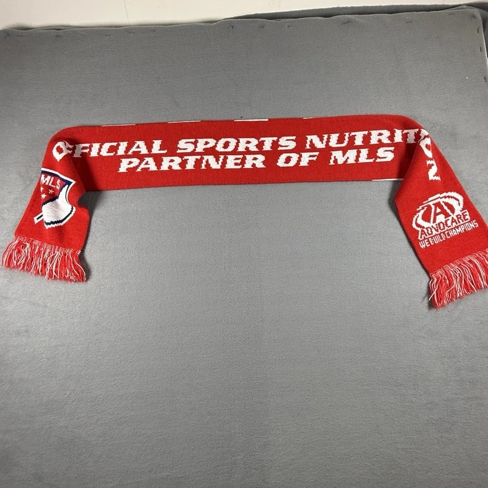 AdvoCare Scarf We Build Champions Major League Soccer MLS Sponsor Knitted Winter